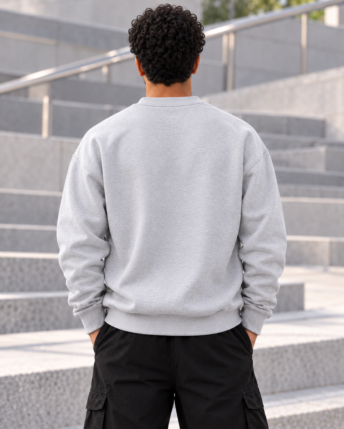 ILEERA® Premium Cotton Urban 94 Graphic Crewneck Sweatshirt