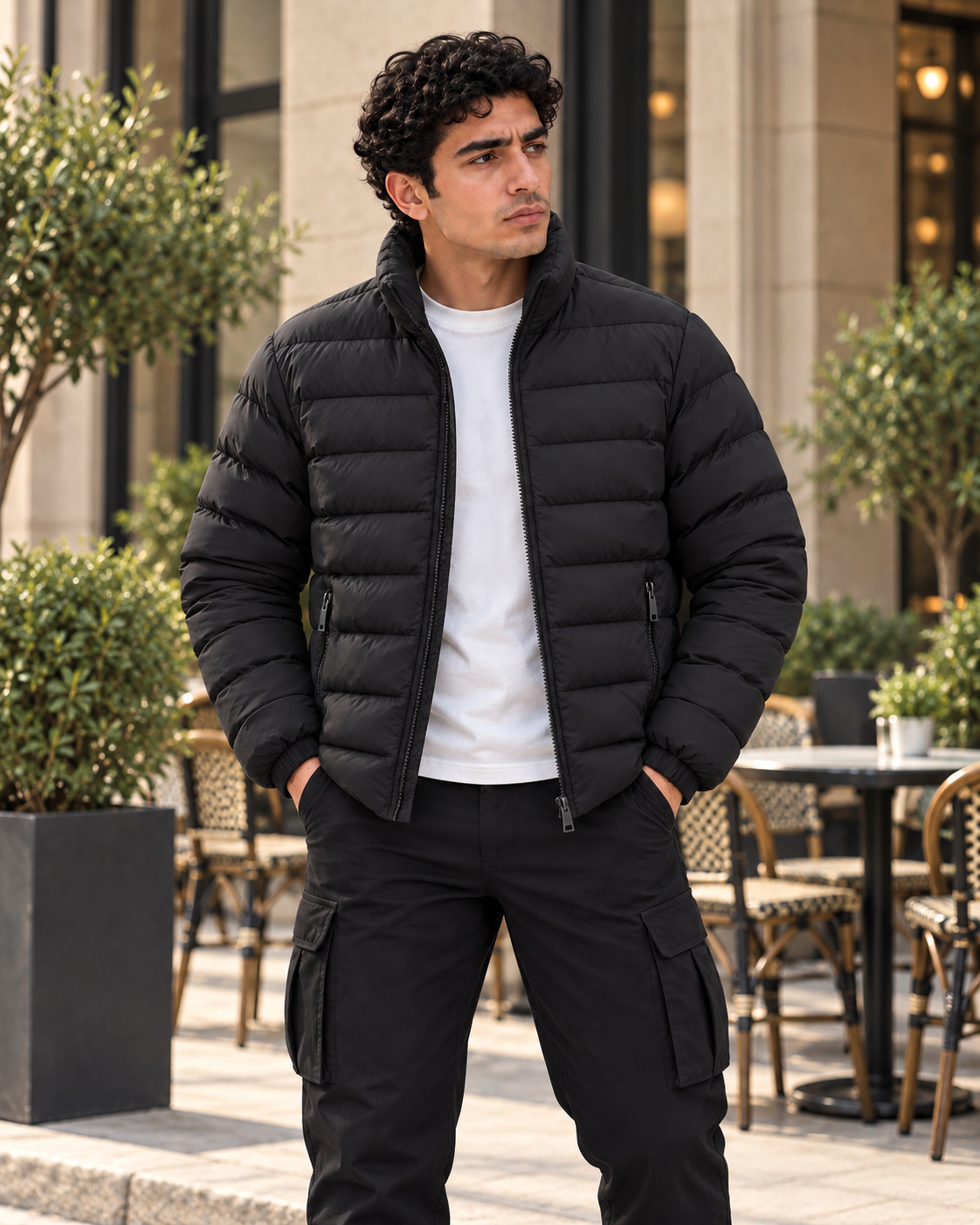 ILEERA® Classic Quilted Zip-Pocket Puffer Jacket