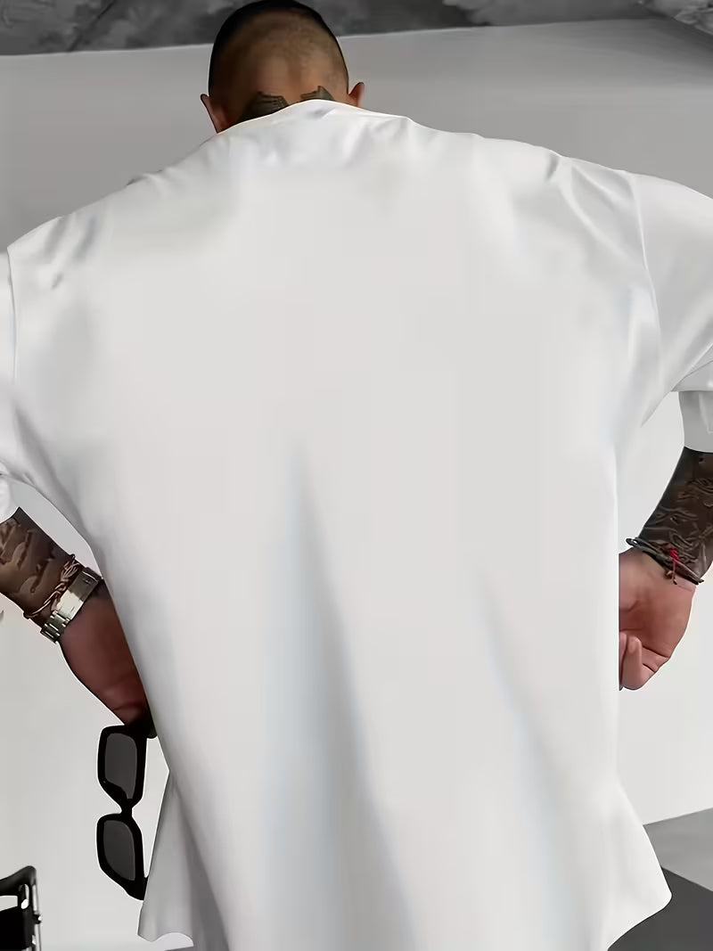 ILEERA® Premium Cotton Oversized Urban Sketch T-Shirt