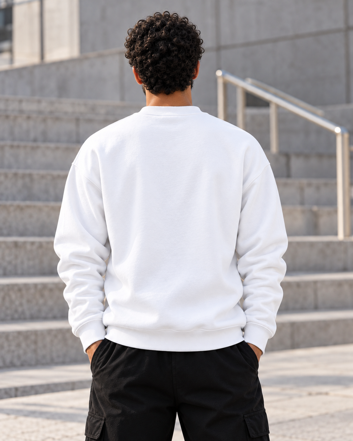 ILEERA® Premium Cotton Urban 94 Graphic Crewneck Sweatshirt