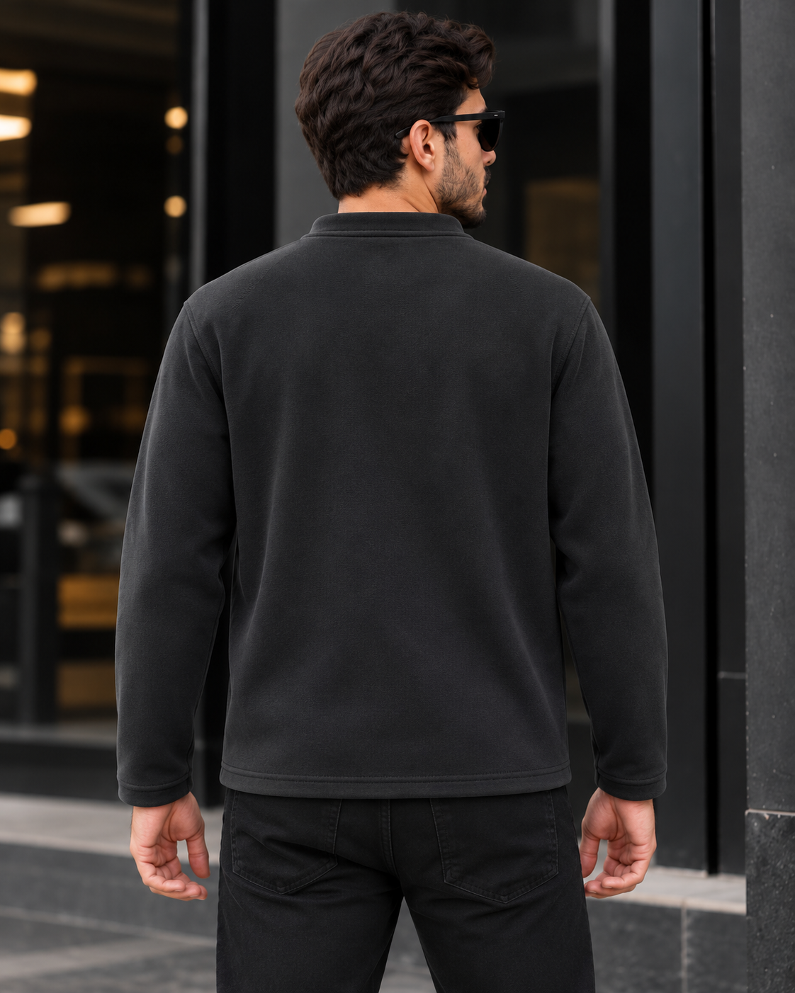 ILEERA® Essential Raglan Quarter-Zip Sweatshirt