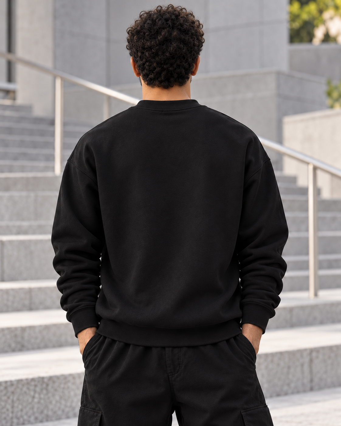 ILEERA® Premium Cotton Urban 94 Graphic Crewneck Sweatshirt