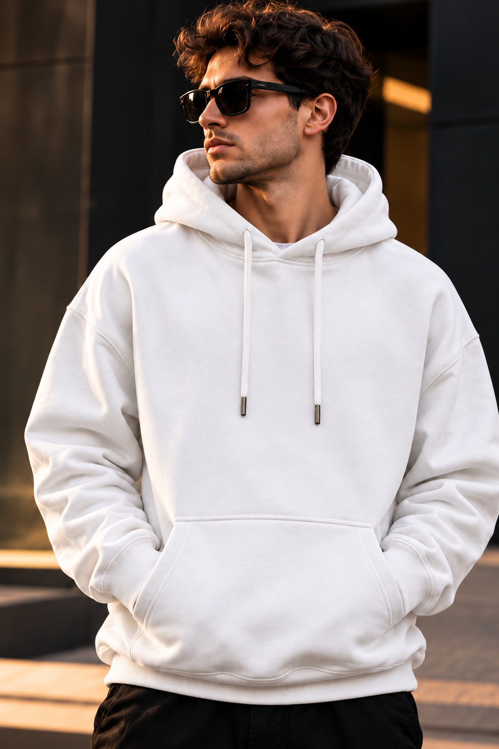 ILEERA® Premium Cotton Dream Sculpture Back Print Hoodie