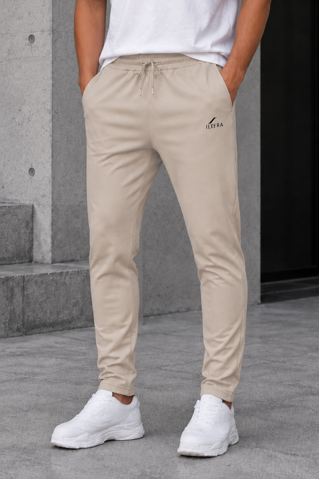 ILEERA® Premium Cotton Tapered Fit Jogger Sweatpants