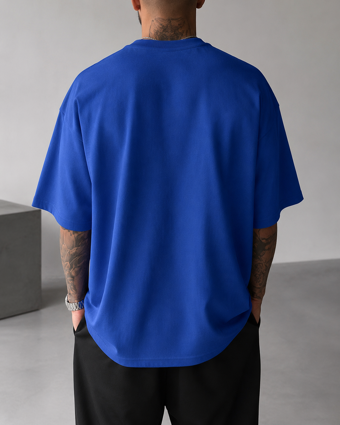 ILEERA® Oversized Ronin Kanji Front Print T-Shirt