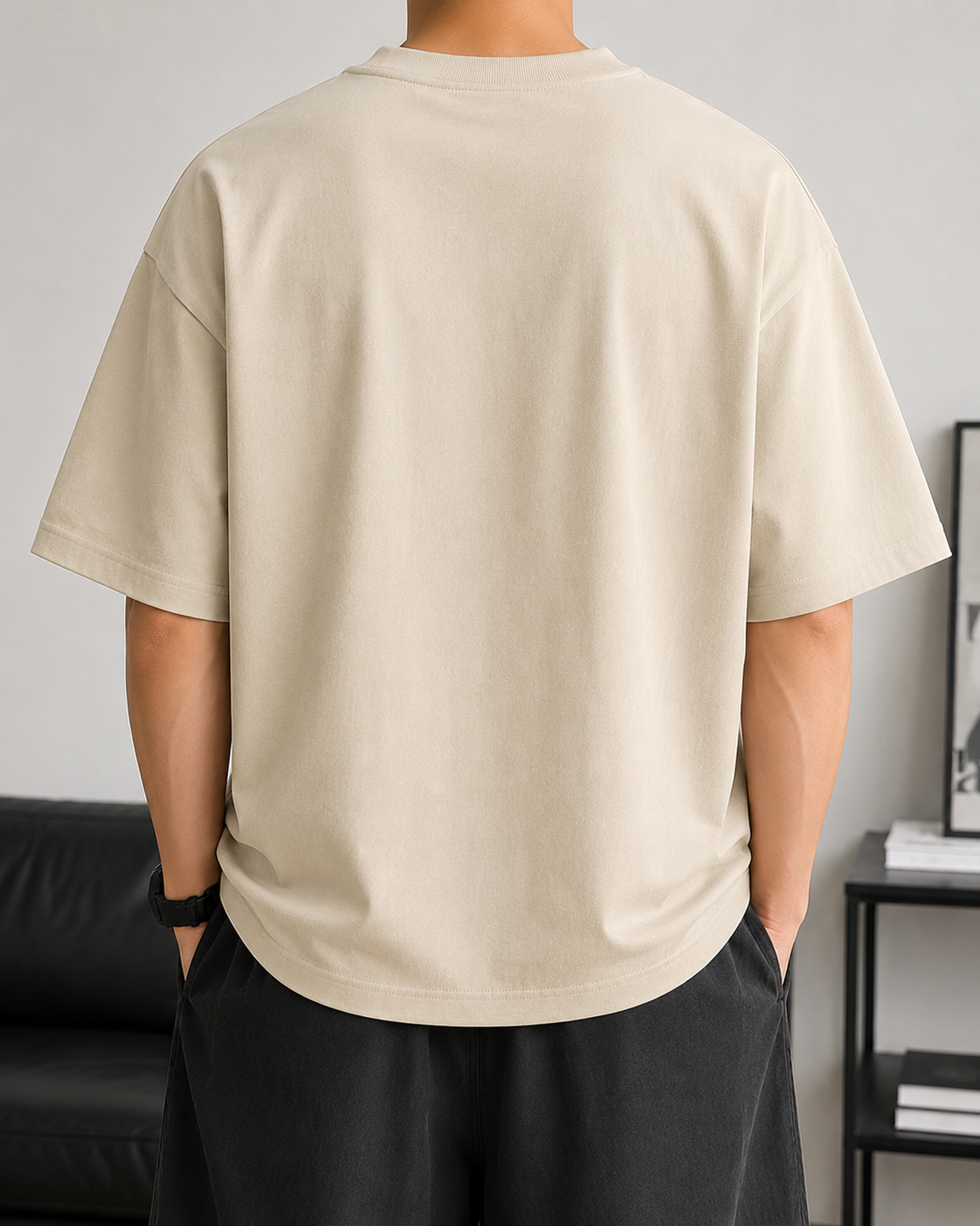 ILEERA® Oversized Outbreak Front Print T-Shirt