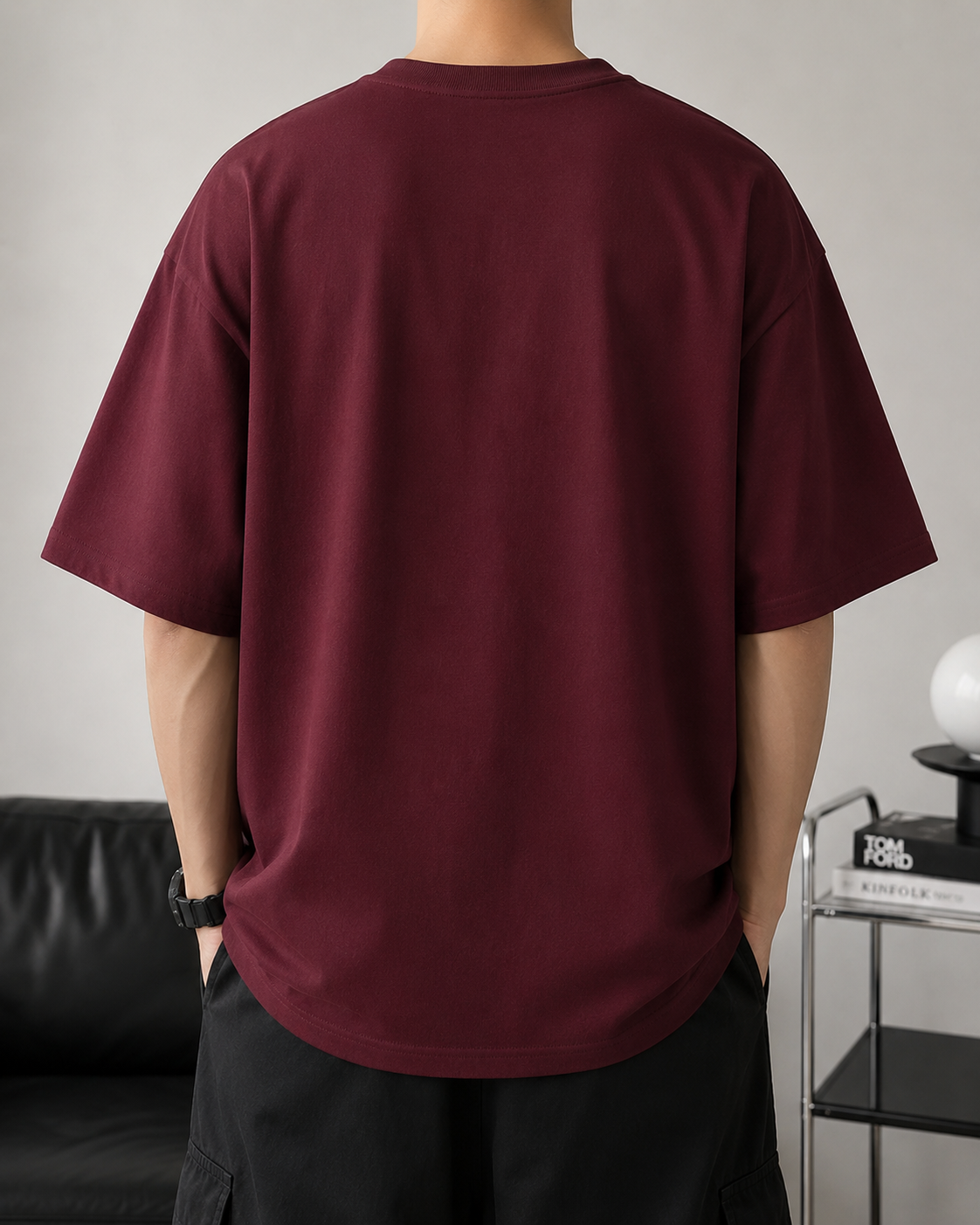 ILEERA® Oversized Outbreak Front Print T-Shirt