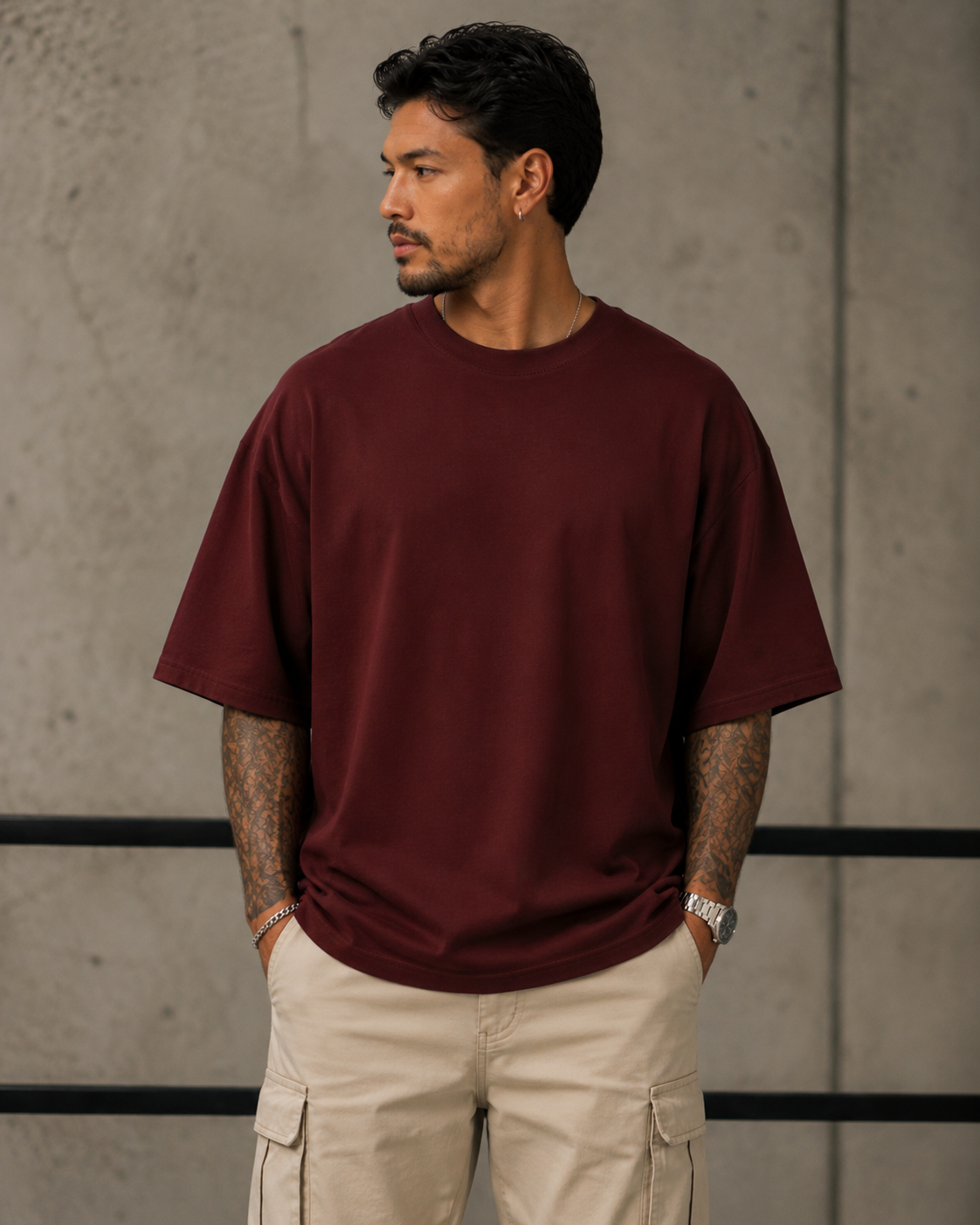 ILEERA® Premium Cotton Oversized Think Outside The Box T-Shirt