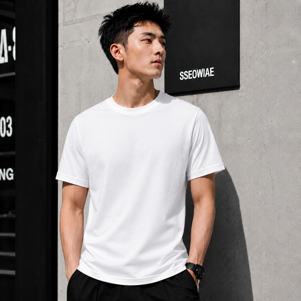 ILEERA® Premium Cotton Regular Fit T-Shirt