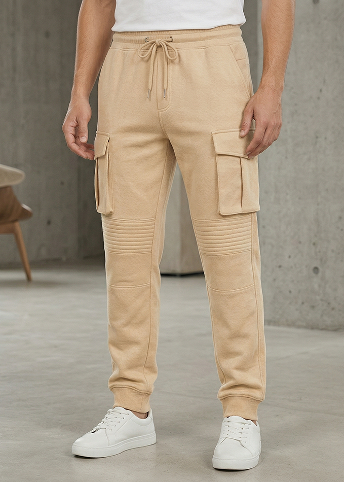 ILEERA® Premium Cotton Cargo Jogger Sweatpants