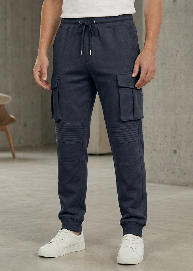 ILEERA® Premium Cotton Cargo Jogger Sweatpants