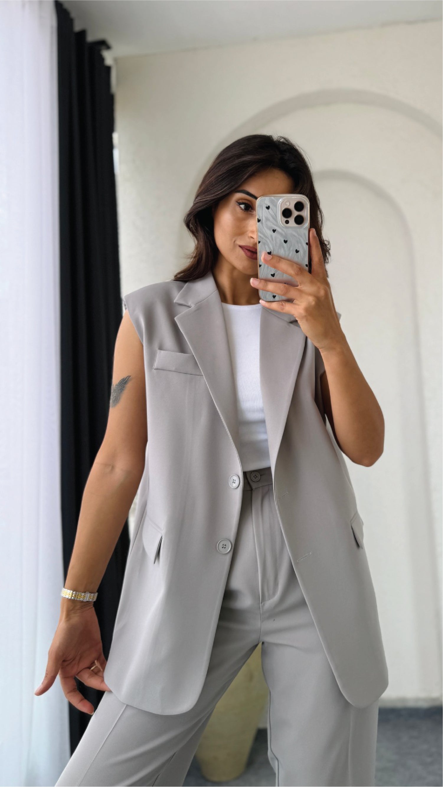 Clara Vest + tailored pants – Soft Power Dressing