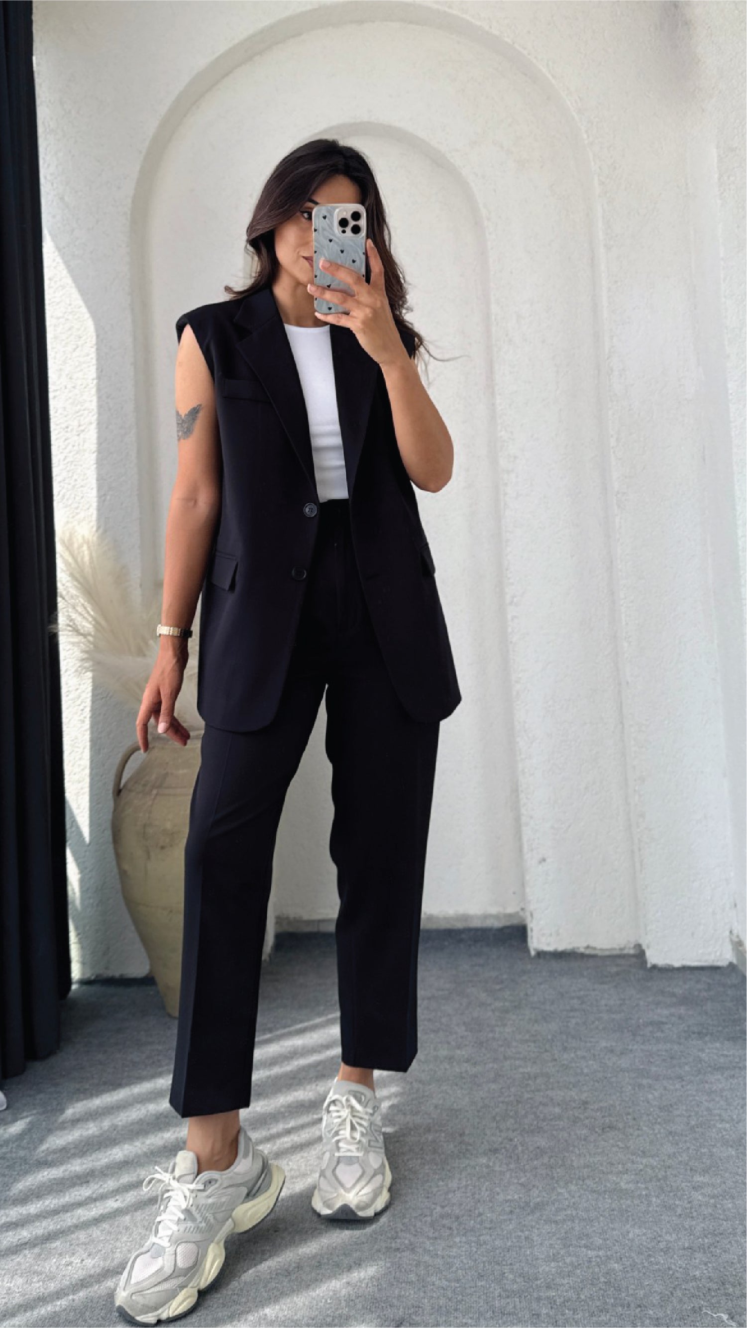 Clara Vest + tailored pants – Soft Power Dressing