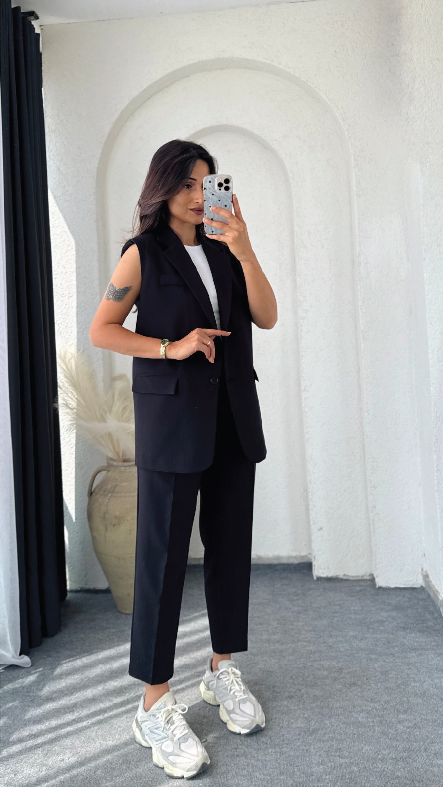 Clara Vest + tailored pants – Soft Power Dressing