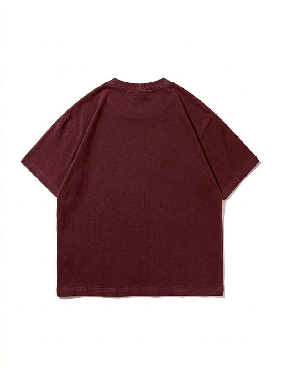 ILEERA® Premium Cotton Oversized Never Give Up T-Shirt