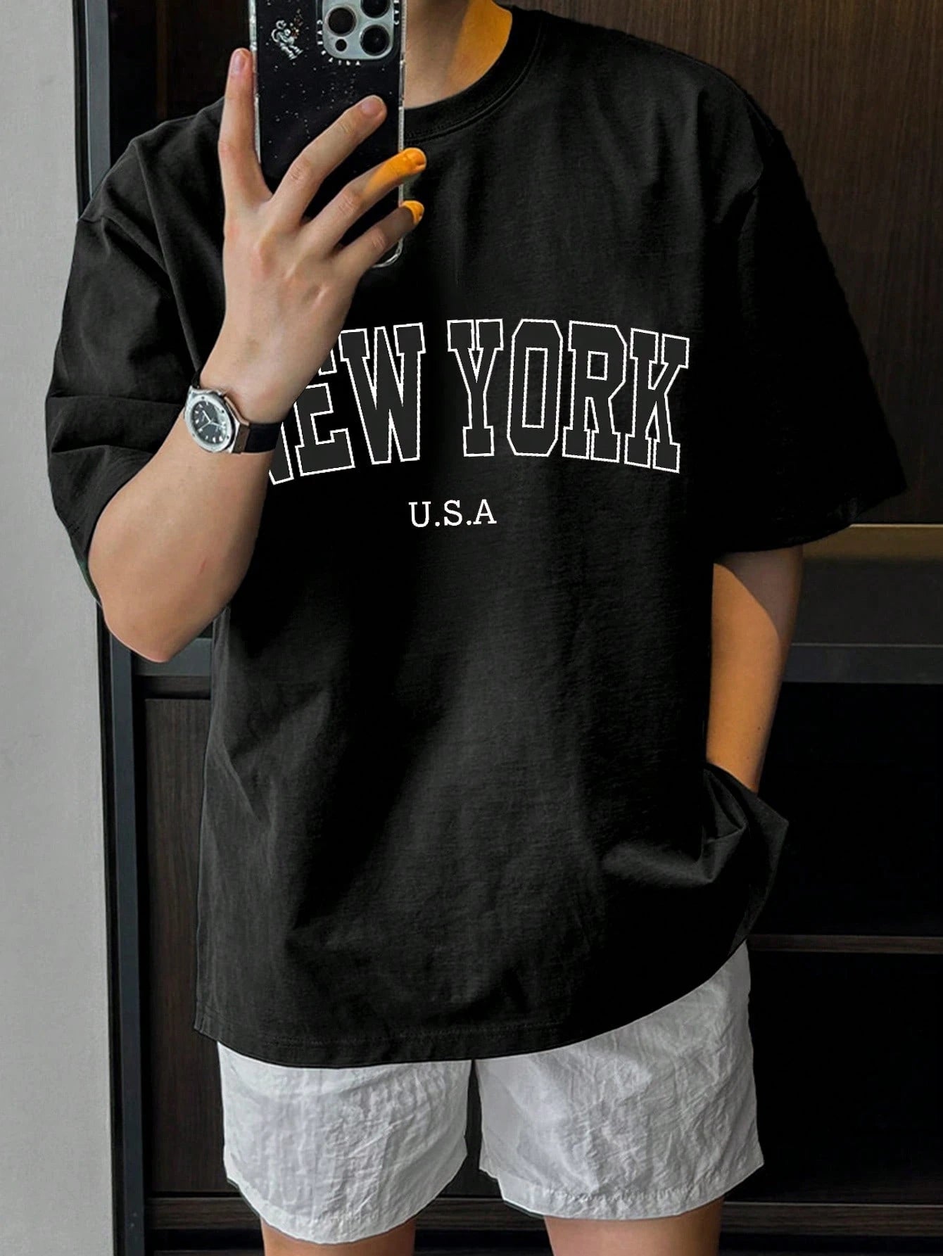 ILEERA® Premium Cotton Oversized New York Cotton T-Shirt