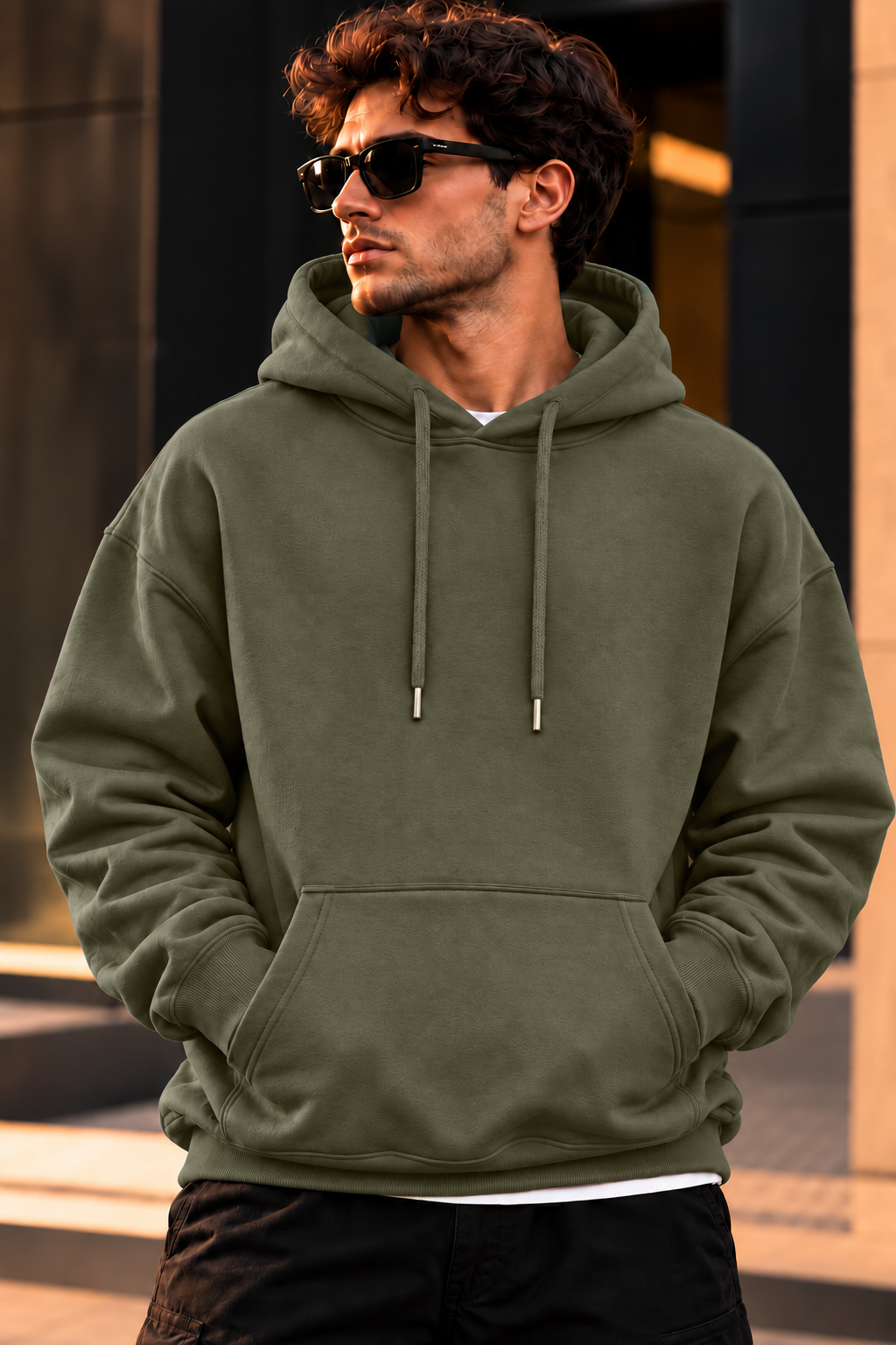 ILEERA® Premium Cotton Trust Nobody Back Print Hoodie