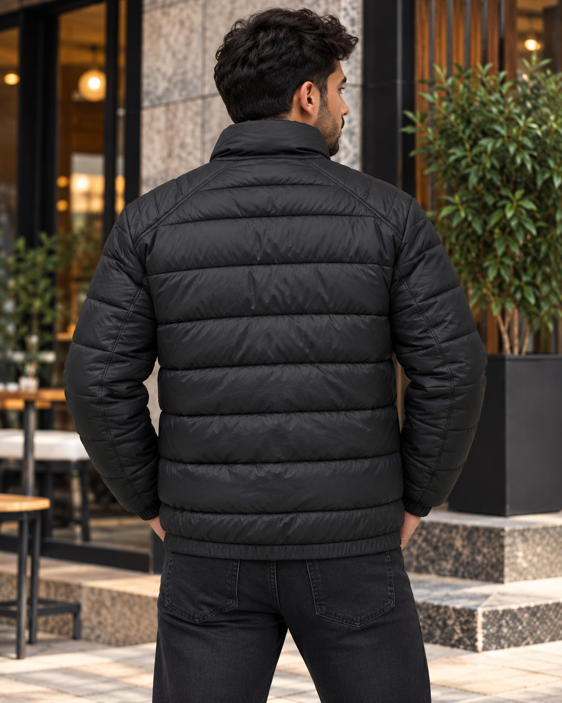 ILEERA® Essential Quilted Stand Collar Puffer Jacket