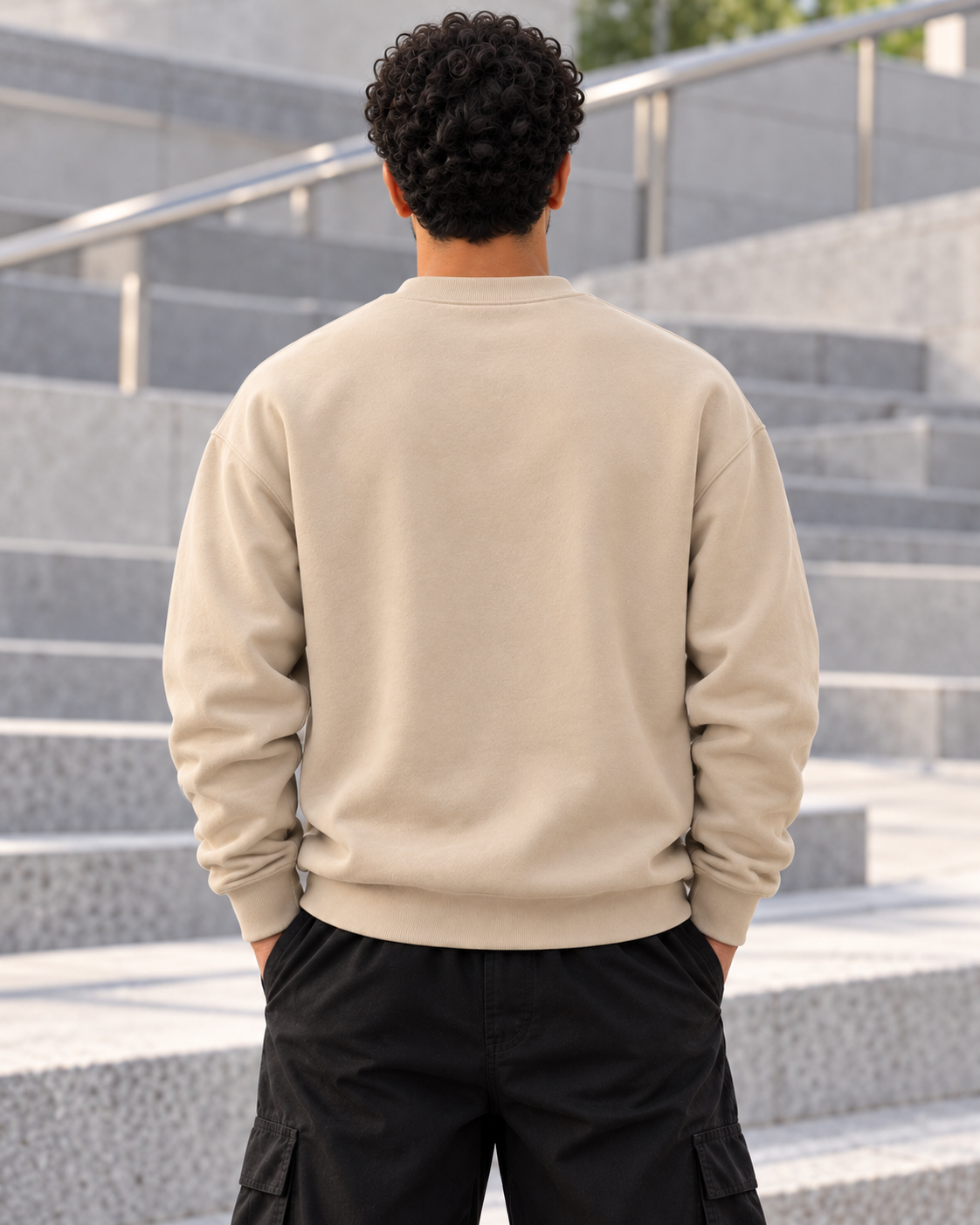 ILEERA® Premium Cotton Urban 94 Graphic Crewneck Sweatshirt