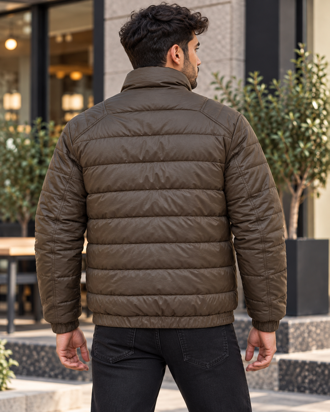 ILEERA® Essential Quilted Stand Collar Puffer Jacket