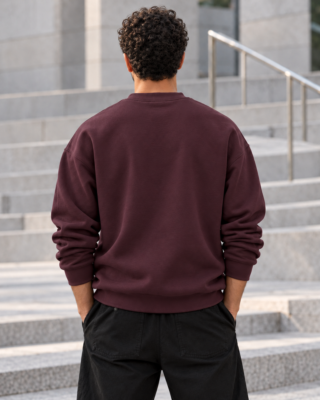 ILEERA® Premium Cotton Urban 94 Graphic Crewneck Sweatshirt