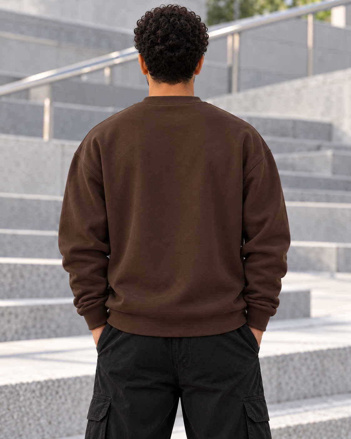 ILEERA® Premium Cotton Urban 94 Graphic Crewneck Sweatshirt