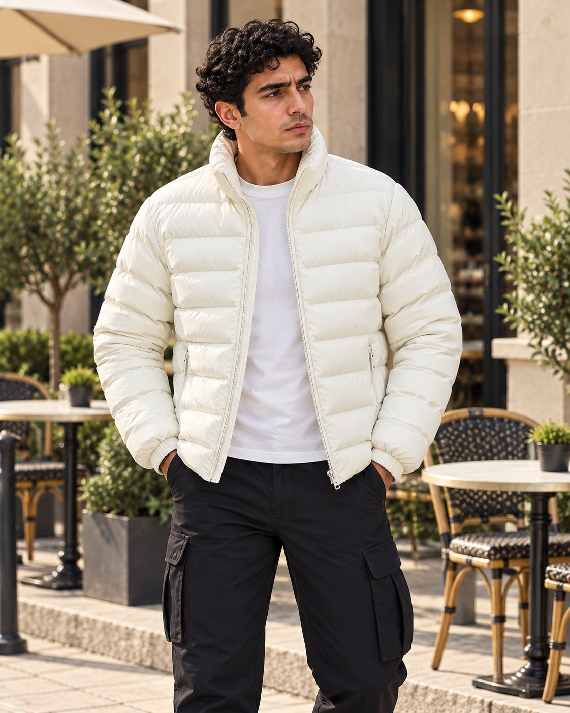 ILEERA® Classic Quilted Zip-Pocket Puffer Jacket