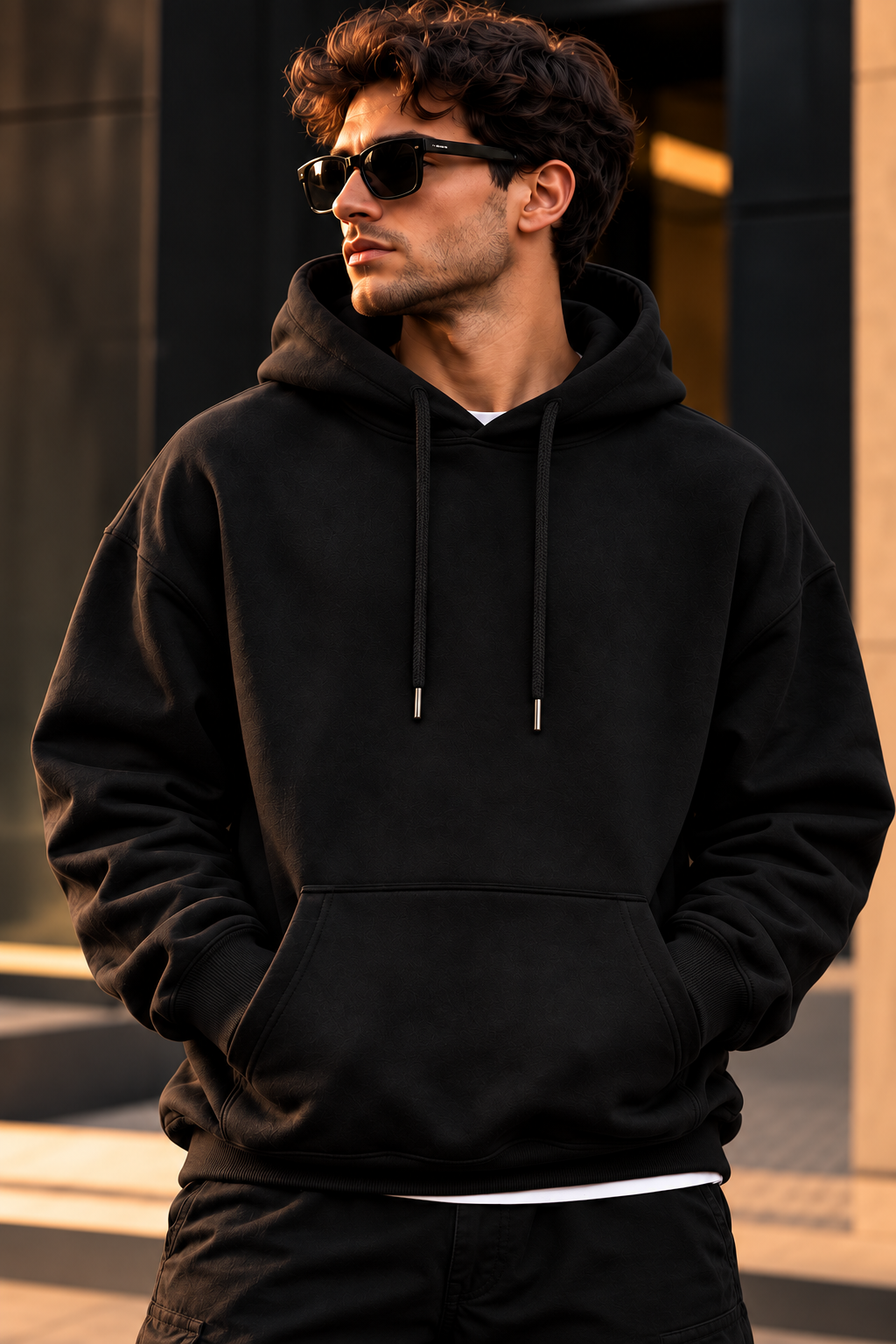 ILEERA® Premium Cotton Dream Sculpture Back Print Hoodie