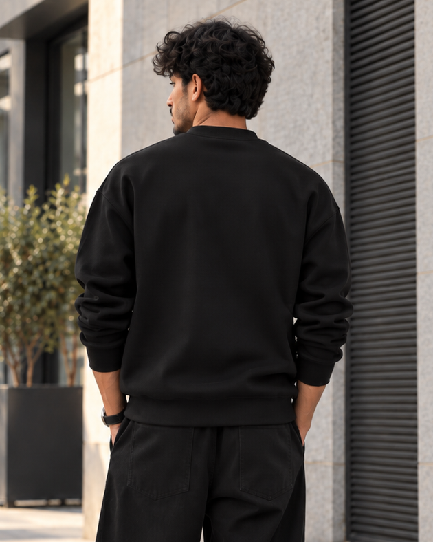 ILEERA® Premium Cotton Brooklyn Forever Varsity Crewneck Sweatshirt