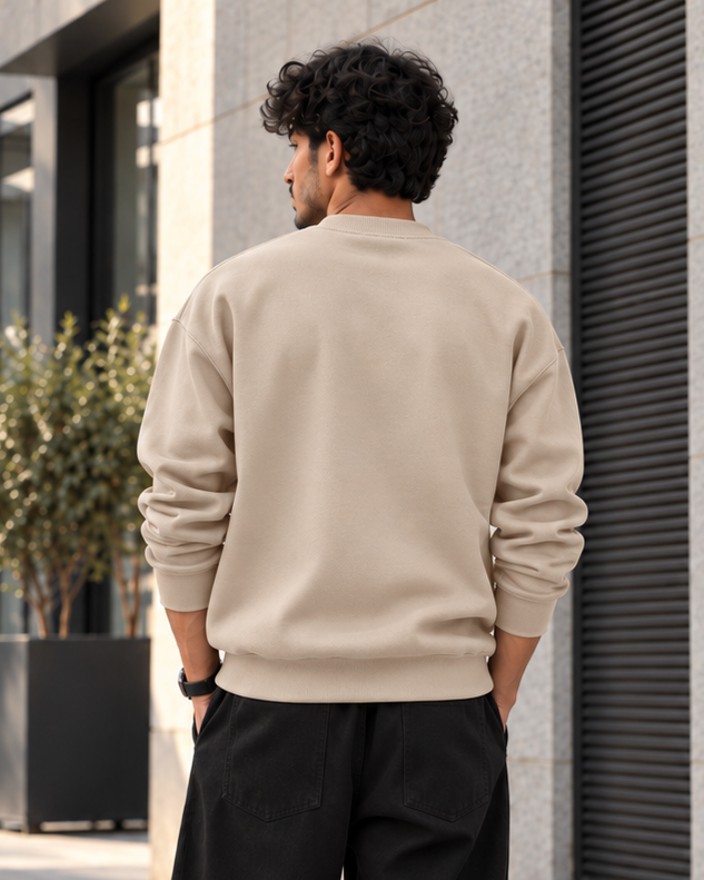 ILEERA® Premium Cotton Brooklyn Forever Varsity Crewneck Sweatshirt