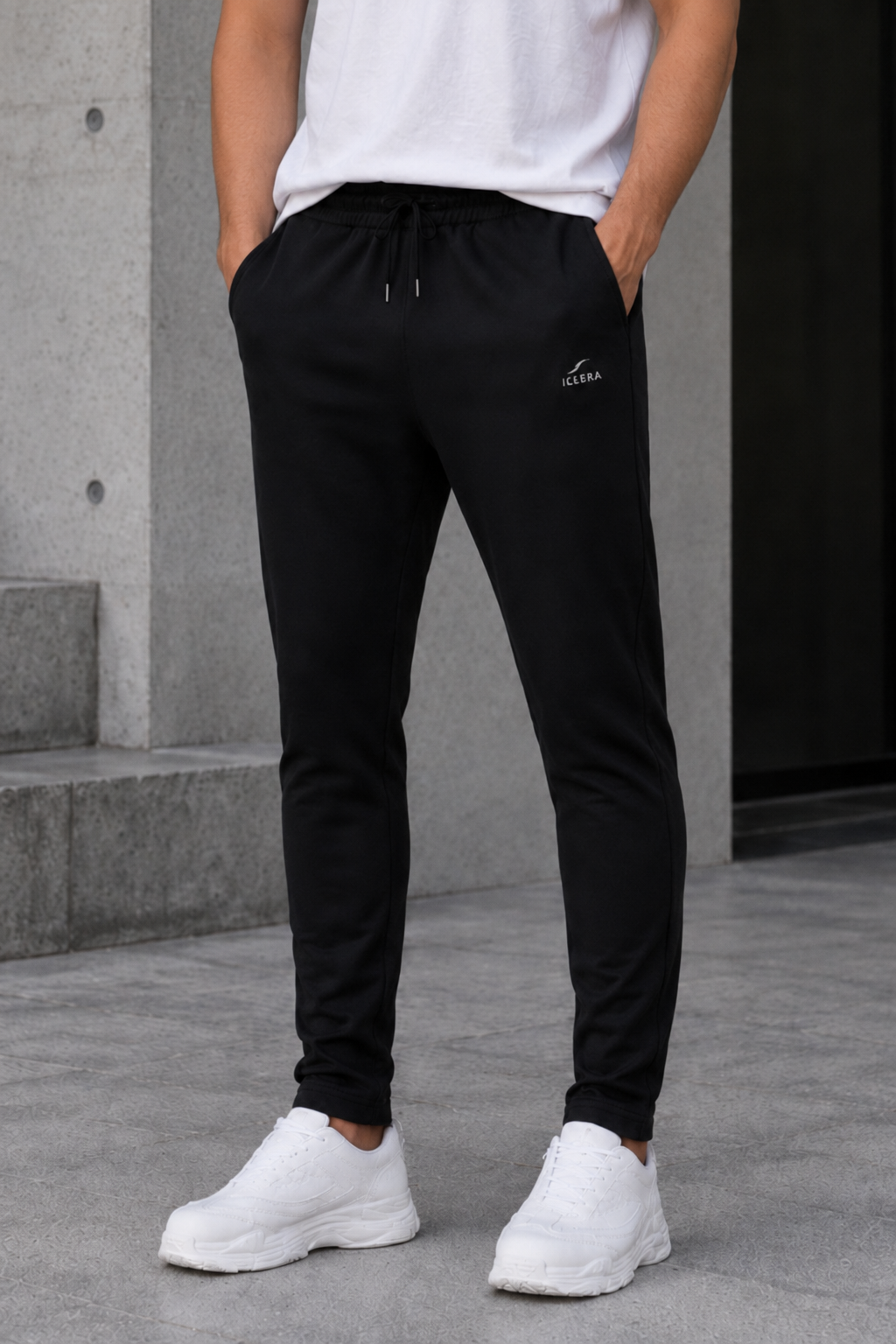 ILEERA® Premium Cotton Tapered Fit Jogger Sweatpants
