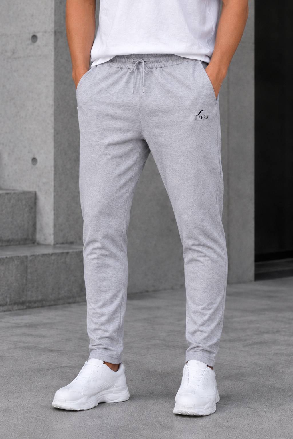 ILEERA® Premium Cotton Tapered Fit Jogger Sweatpants