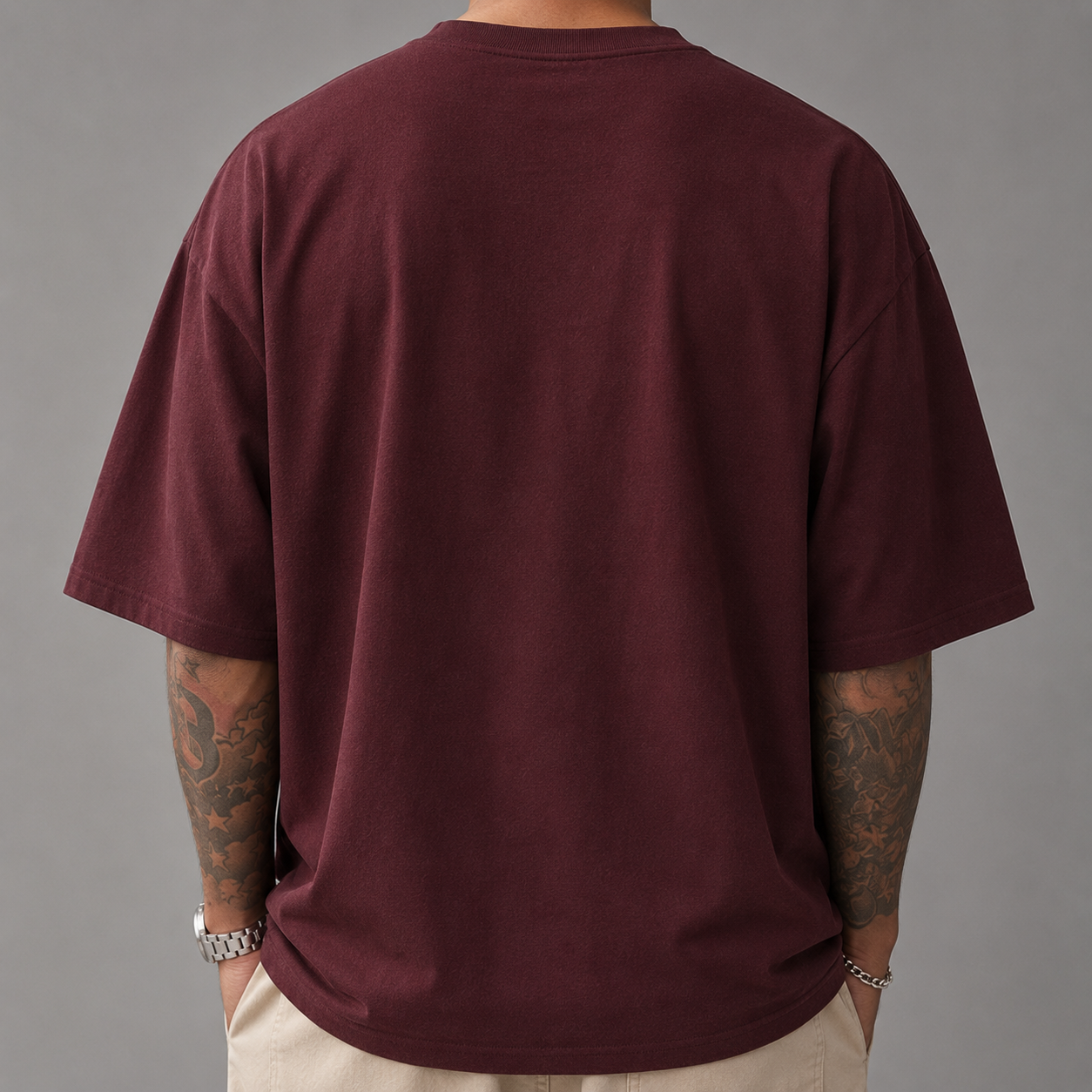 ILEERA® Oversized Campus Sport Division Front Print T-Shirt
