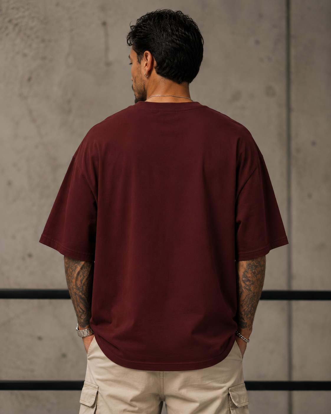 ILEERA® Premium Cotton Star Oversized T-Shirt