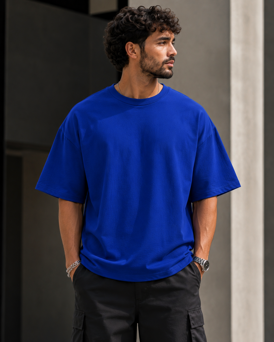 ILEERA® Premium Cotton Oversized Future Is Now T-Shirt