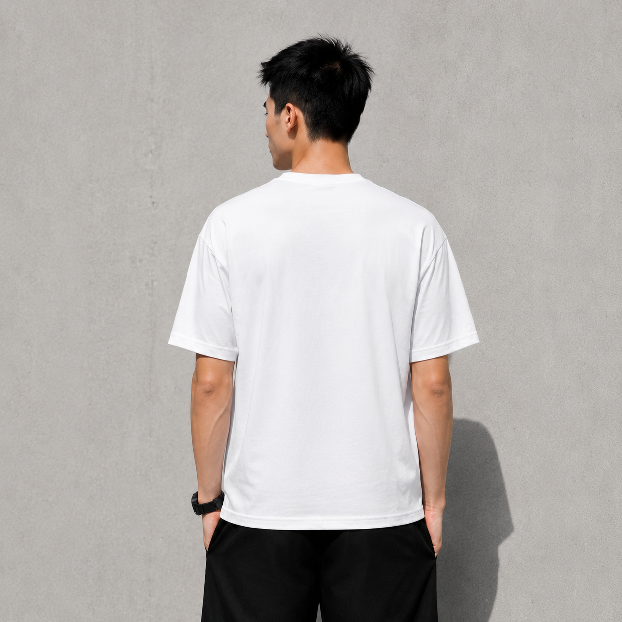 ILEERA® Premium Cotton Regular Fit Freedom Minimal Print T-Shirt