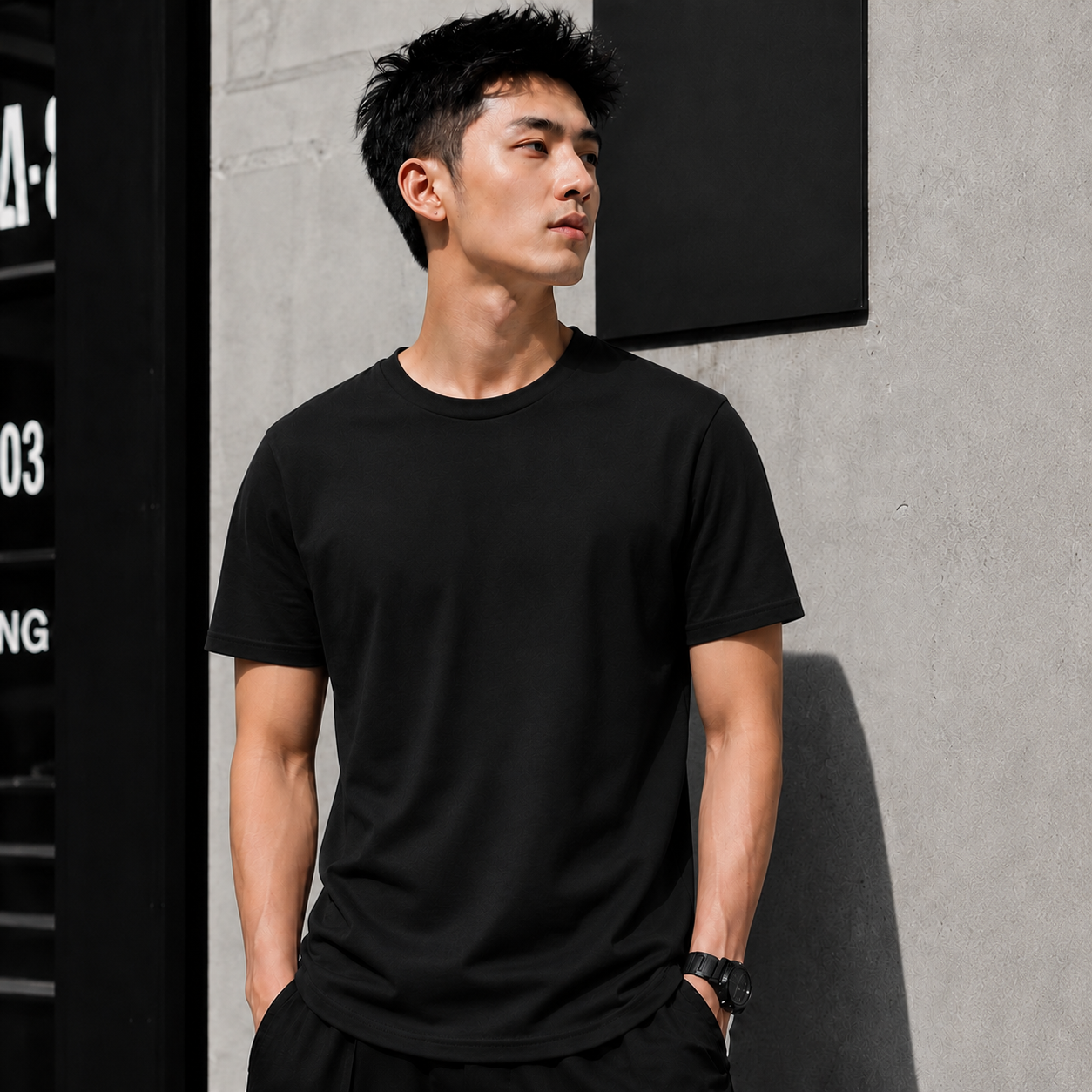 ILEERA® Premium Cotton Regular Fit T-Shirt