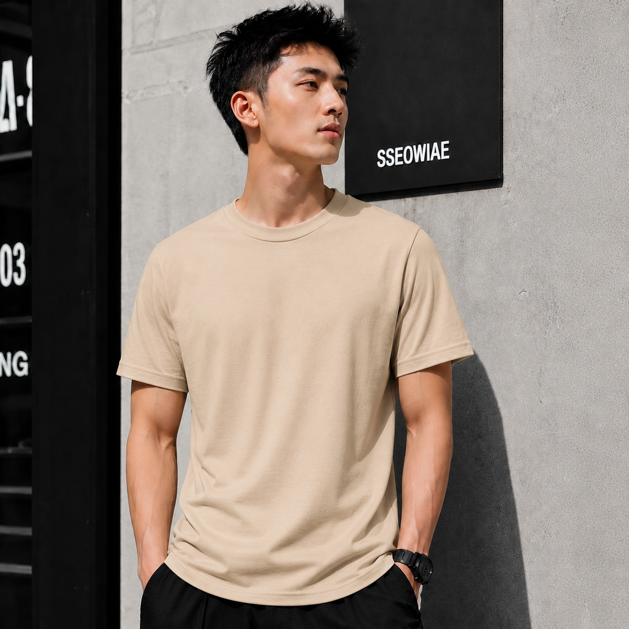 ILEERA® Premium Cotton Regular Fit T-Shirt