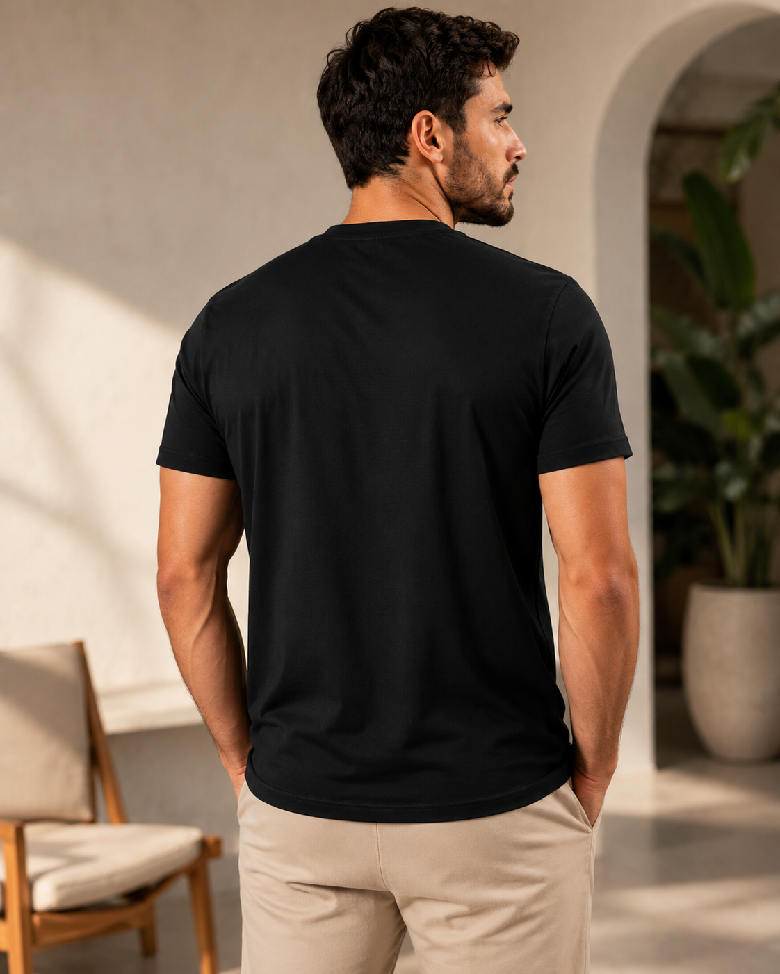 ILEERA® Premium Cotton Regular Fit No Road No Problem Print T-Shirt